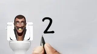HOROORR,angka 2 menjadi gambar SKIBIDI TOILET LABA-LABA!!!