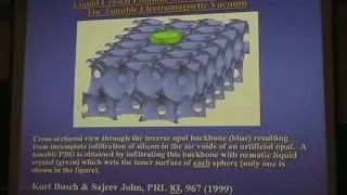 Photonic Band Gap Materials: Light Trapping Crystals, Pt 1