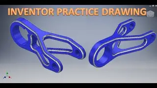 Complex Modeling in Autodesk Inventor || Inventor 3d Cad Tutorial || Inventor Tutorials