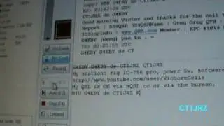 qso psk 31 with Ham Radio Deluxe on 40 m with 5 watts