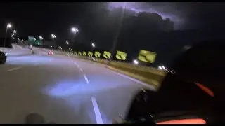 Dash Highway MV Agusta F3 800 ride with Lightening