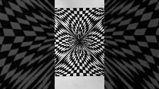 Speed Drawing Optical Illusion