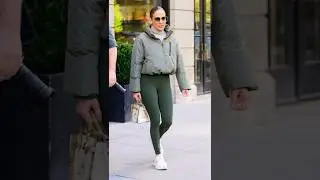 JLo's Active Chic! Spotted in NYC Sportswear #celebrity