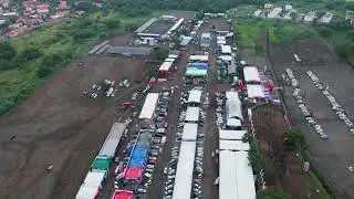 FERIA GANADERA DESDE EL AIRE