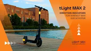 tLight MAX 2 - Turn Signal Lights for Ninebot MAX G30 scooter