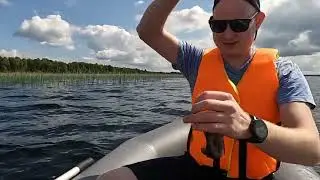 Летняя рыбалка с сыном.