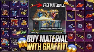 😱GOT FREE 100+ MATERIALS WITH GRAFFITI BIGGEST FREE EVENT IN PUBG HISTORY
