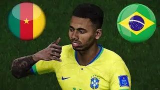 PES 2021 Mod Copa do Mundo 2022 BMPES | Camarões x Brasil