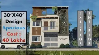 30'X40' Home Design | 1200 Sqft House Plan | 9X12 Meters Design