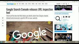 Google Search Console url Inspection tool Tutorial