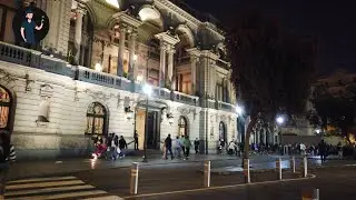Lima Peru, Cae la noche y así luce sus calles