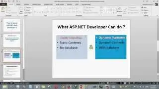 01- How to be an ASP NET Web Developer Part1 | Arabic