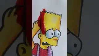 Bart Simpson gets really hurt. 