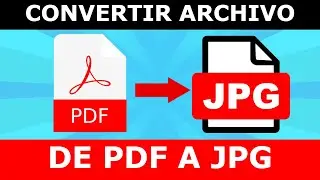 Como CONVERTIR un ARCHIVO PDF a JPG en COMPUTADORA 😱