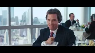 The Wolf Of Wall Street Hilarious Restaurant Music Beat Song Mark Hanna & Jordan Belfort