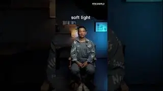 Soft light vs hard light. 