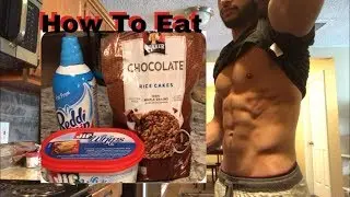 Healthy Snacks | Low Calorie Chocolate Peanut Butter Rice Cakes