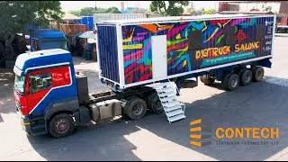 Digi Truck | Fully Off Grid | Mobile Container Classroom | Shipped to Sierra Leone