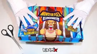 Monster Flex Gli Allungamostri *Unboxing ASMR relaxing* Halloween Monster Toys
