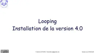 Installation de Looping 4.0