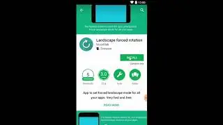 Android   Forced Landscape   Landscape Lock   Rotation  - 2018