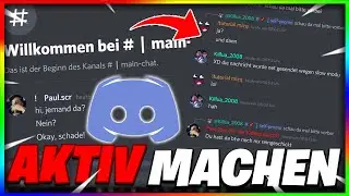 Discord Server EXTREM AKTIV machen Top 5 Tipps [5000 Nachrichten pro Woche] | Tutorial Ecke