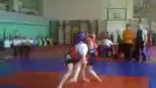 УШУ Саньда Меж региональный чемпионат г Дебальцево! Рыженко Максим (Красный шлем)