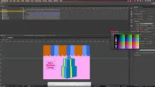 Adobe Animated CC   Stunning Web Banner  Free Animation Demo Classes For Beginners   07   Part 2