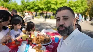 اكلنا دولمة العيد بااجمل مكان 🌤️