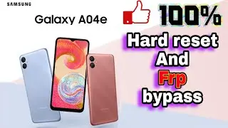 samsung A04e frp bybass and hard reset 100% tested 👍
