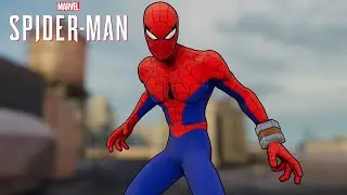 Spider-Man PC - Spider-Verse Japanese Spider-Man Suit MOD Free Roam Gameplay!