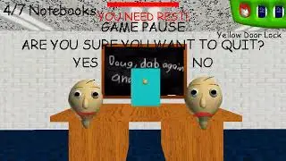 Baldi's Basics Classic | {WRONG ANSWERS ONLY} | Part 97/500 | Baldi's Speed Is Like v1.0-v1.1