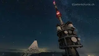 Sternenhimmel & Milchstrasse auf der Rigi Kulm - Zeitrafferaufnahmen vom 11.08.2023