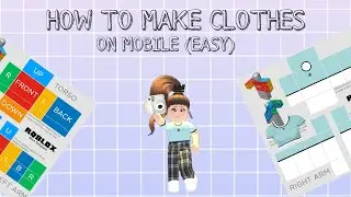 HOW TO MAKE CLOTHES ON ROBLOX (MOBILE) 2020!