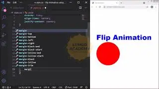 Flip Animation using HTML and CSS | LUMEO ACADEMY