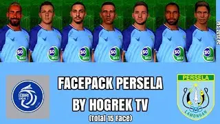 Facepack Persela Lamongan BRI Liga 1 Indonesia for t99 patch | PES 2017