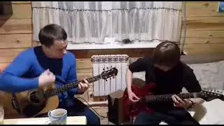 🔥Группа Крови - Кино🔥(Цой) кавер на песню. Цой на гитаре.