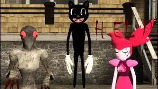 Cartoon Cat vs Chicken Ghost!! Who Saves Spinel? Gmod Nextbot