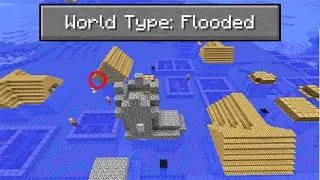 So I added a “flooded” world type to minecraft…