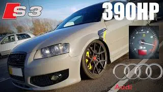 Audi S3 8P 390HP 0-180km/h Acceleration