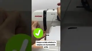 ¡No hagas esto en tu máquina de coser! #costura #sewing #tips #janomechile #janome #tips