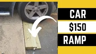 $150 Car ramp build with lumber