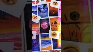 Gouache and WaterColor Painting #shorts #gouachepainting #watercolorpainting