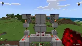 Автоматическая дверь в Minecraft