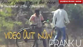 Snow spray Pie in the Face Pranks In India | PRANK U |