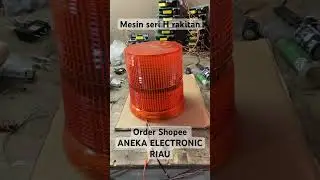 Tes mesin rotary seri H rakitan #diy #led #electronic #automobile #lampurotary