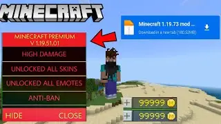 Minecraft Mod Menu v1.19.73.02 | Unlimited Minecoins, God Mode, Unlock All Skins