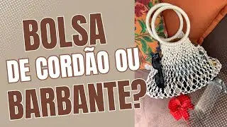 Qual A melhor Bolsa De Macramê? Cordão de Algodão X Barbante.