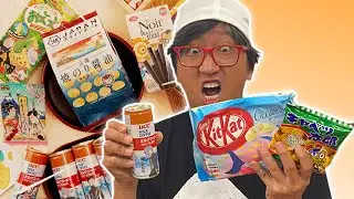 Asian Americans TRY Japanese Snacks with Two Caucasians