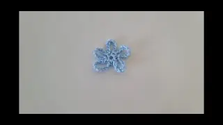 How to Crochet Simple Flower (SpongeBob Flower Cloud) 🌼